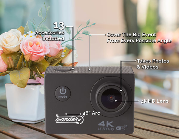 4k Wifi Action Camera