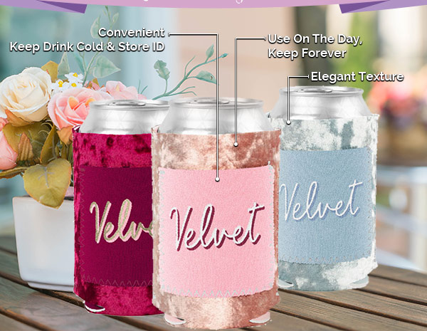 Velvet Little Buddy with Neoprene Pocket